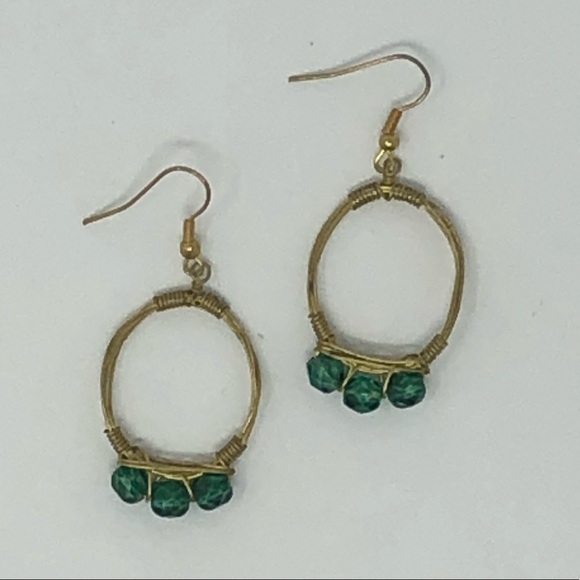 Wrapped Wire Hoops - Picture 2 of 4